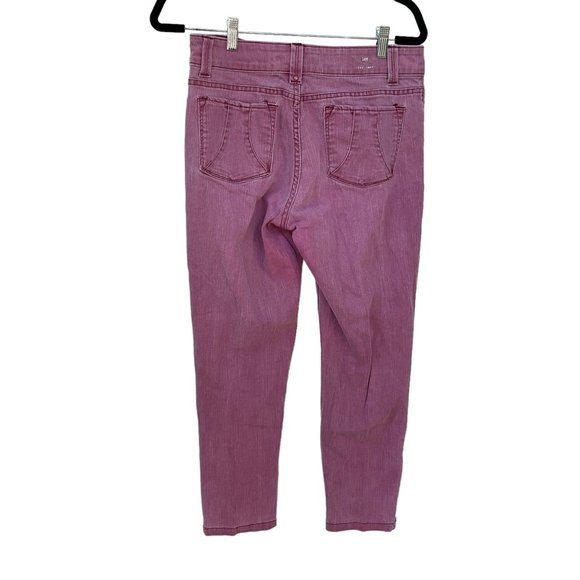 Lee Shapetastic Hidden Hold Woman’s Pink Rose Pants Size 10 With Ankle Zippers - Picture 3 of 14